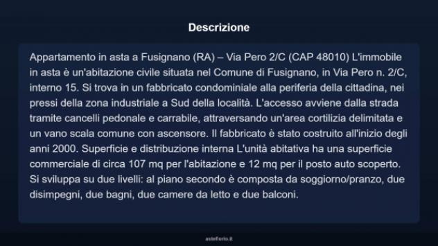 Immobile in asta di 107 m² con più di 5 locali in vendita a Fusignano - Foto 3