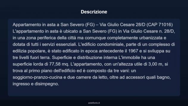 Immobile in asta di 77 m² in vendita a San Severo - Foto 4