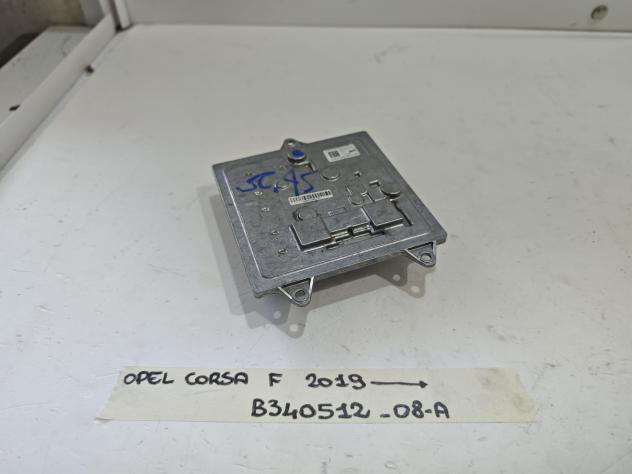CENTRALINA FARI OPEL Corsa F Serie B340512 08 A (19)