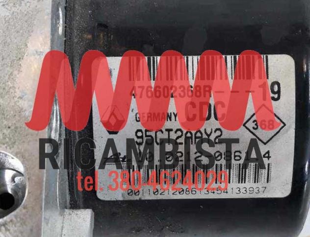 476602368R Renault Megane III centralina gruppo pompa ABS