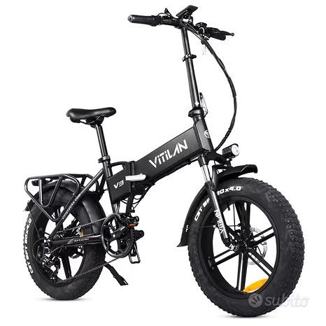 FAT BIKE PIEGHEVOLE VITILAN V3 750W 48V 13AH NEW