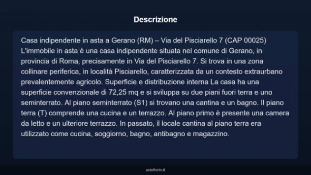 Immobile in asta di 72 m² in vendita a Gerano - Foto 3