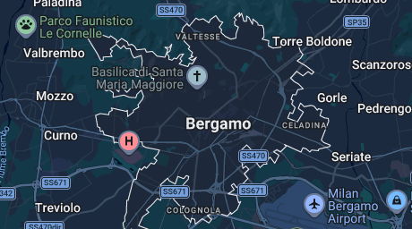 Bergamo ampio monolocale ristrutturato con terrazzo