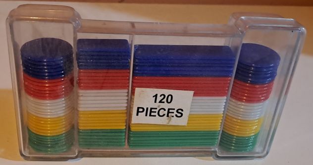 Fiches da gioco in plastica vintage - Foto 2