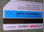 SCHEDA TELEFONICA ITALIA 47U