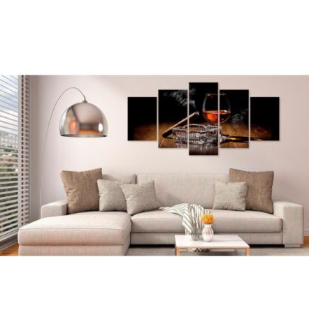 Quadro Nel Bar Cm. 100x50 E 200x100 - Beige - ARREDALACASA - Foto 2