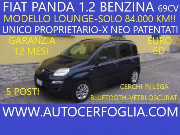 FIAT Panda 1.2 Lounge SOLO 84.000 KM -EURO 6D !! rif. 24161530