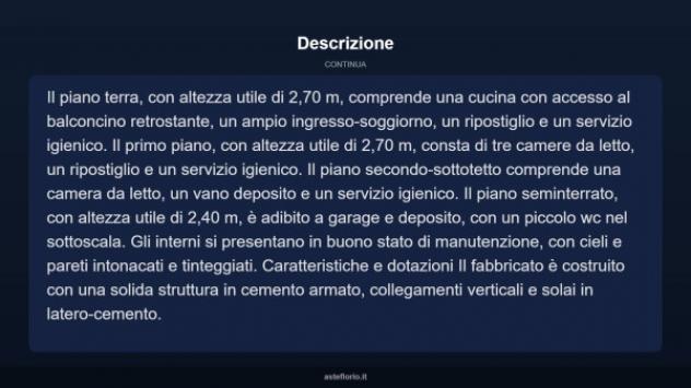 Immobile in asta di 275 m² con più di 5 locali e box auto in vendita a Polla - Foto 7