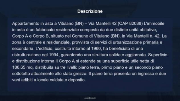 Immobile in asta di 249 m² con più di 5 locali in vendita a Vitulano - Foto 7