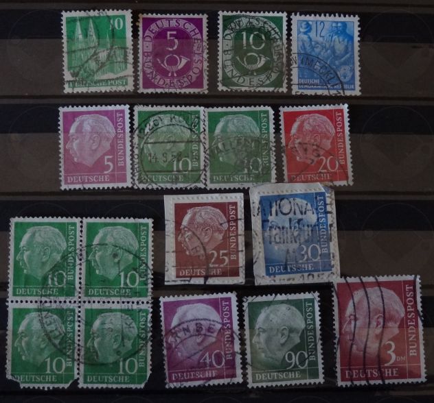 GERMANIA 1948-1998 Lotto di 63 francobolli