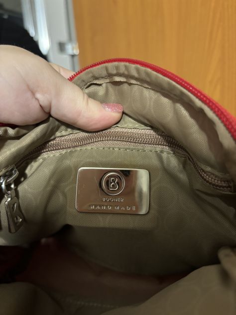 BORSA NUOVA A TRACOLLA VINTAGE DA DONNA FIRMATA ORIGINALE BOGNER IN NYLON - Foto 7