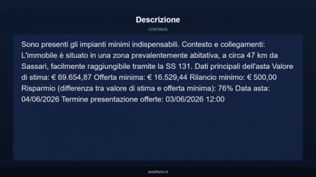 Immobile in asta di 116 m² in vendita a Bonorva - Foto 5