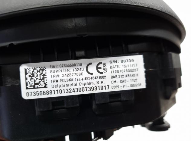 AIRBAG VOLANTE ABARTH 500 Fiat 07356688110 (07) - Foto 7