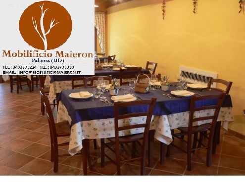 Set Completi Perugia cod 963 Tavoli Sedie Ristorante Bar Pub Nuovi Non Usati - Foto 3