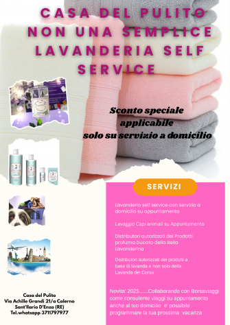 Lavanderia self service a Calerno di Sant'Ilario d'Enza Re con sconto