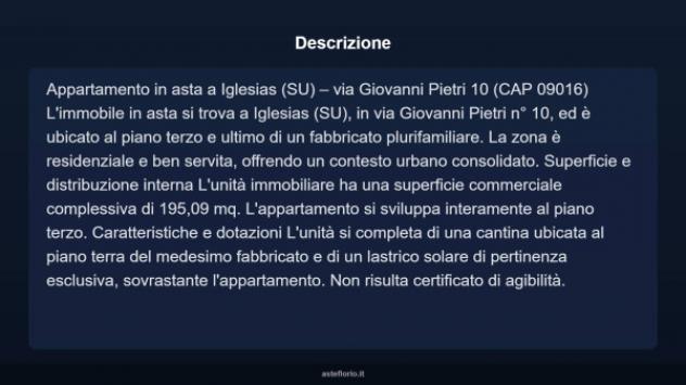 Immobile in asta di 195 m² in vendita a Iglesias - Foto 3