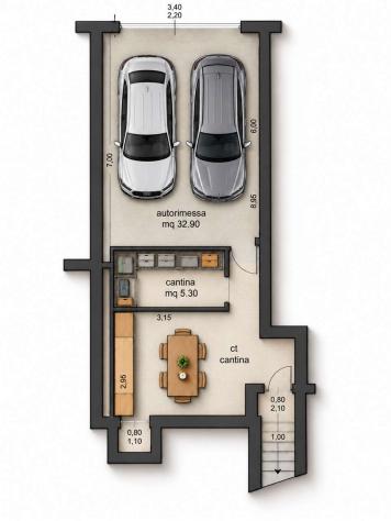 V005546 - NUOVA COSTRUZIONE – TRE CAMERE CON TERRAZZO E AMPIO GARAGE - Foto 2