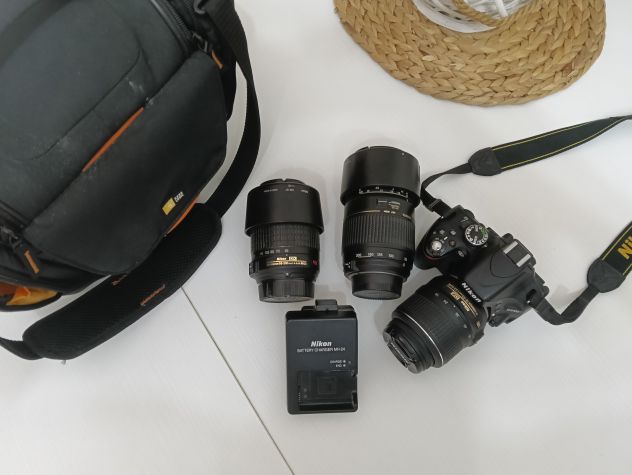 Nikon D5100 con tre obiettivi e borsa. Come nuova nuova! - Foto 7