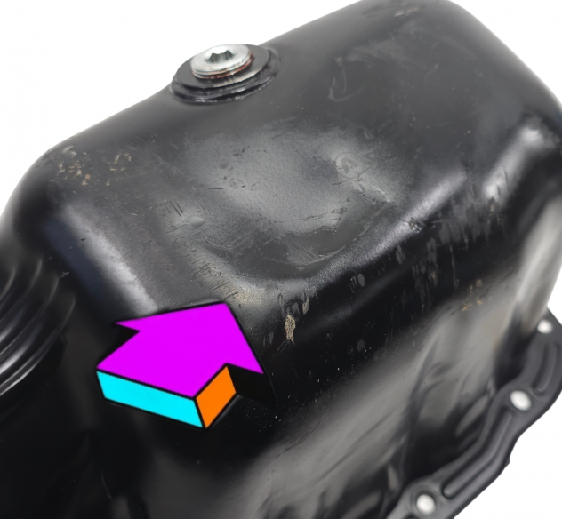 COPPA OLIO MOTORE FIAT 500 L Serie (351_352) 55200418 843 A1.000 Benzina 1400 (12) - Foto 13