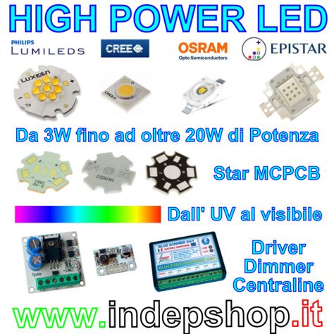 Led per acquario - Bianco Freddo 6500K - 20W - COB - Foto 3