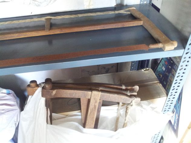 Seghe d'epoca in legno