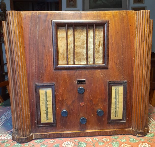 Radio Philips 428-A del 1936 leggere annuncio