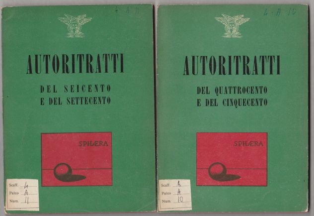 AUTORITRATTI QUATTROCENTO E CINQUECENTO-SEICENTO E SETTECENTO