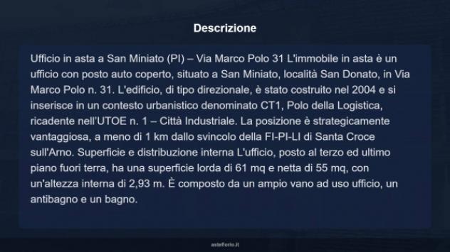 Immobile in asta di 61 m² in vendita a San Miniato - Foto 5