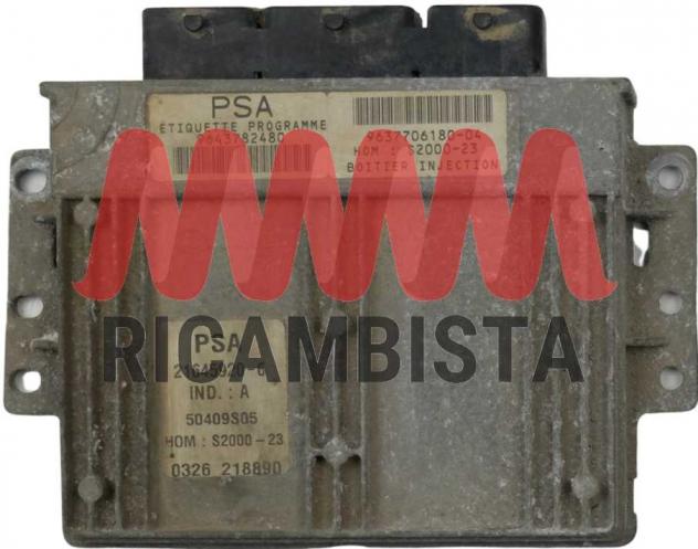9637706180-04 9643782480 Peugeot 206 1.4 centralina motore Sagem