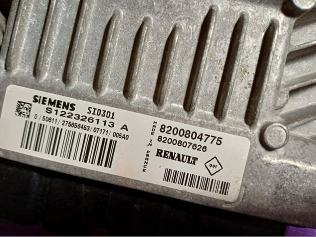CENTRALINA RENAULT SCENIC 2 8200565863 8200592611 SIEMES SID 301 SI22326109A Ec - Foto 6