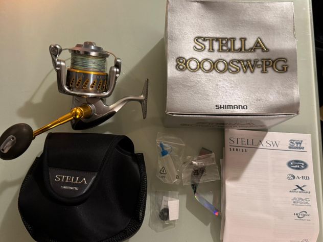 mulinello da pesca shimano Stella 8000 sw pg