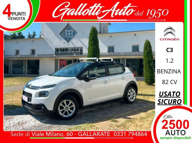 Citroën C3 PureTech 83 S&S Feel - SENZA VINCOLI DI FINANZIAMENTO