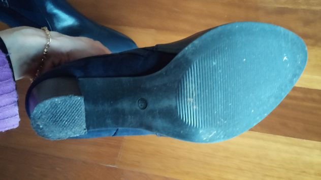 STIVALETTI ANKLE BOOTS BLU NOTTE - Foto 5