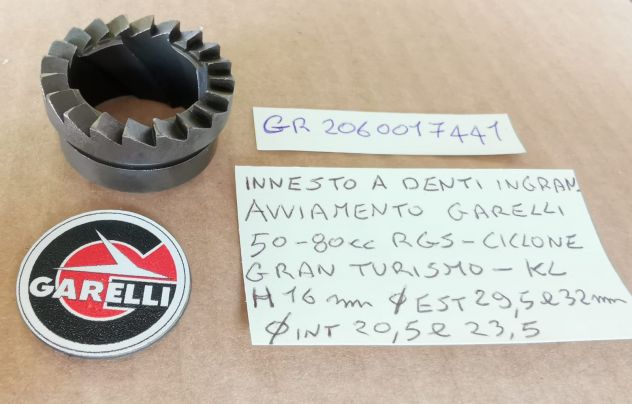 Innesto denti scorrevole avviamento Garelli 5v 50 80 RGS KL GR 2060017441