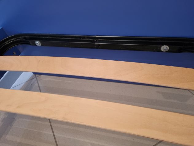 Letto singolo in legno personalizzato blu - Foto 6