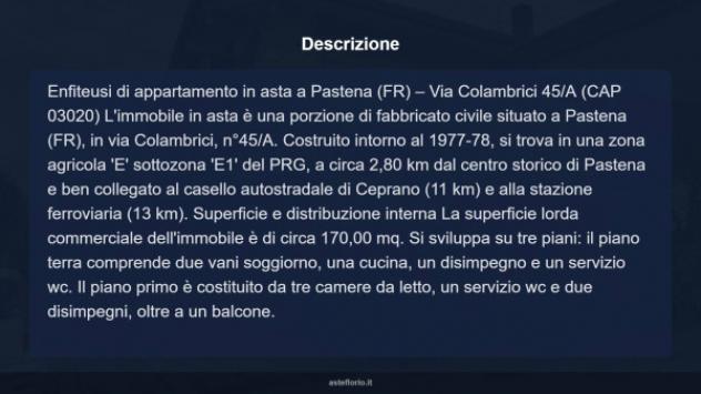 Immobile in asta di 169 m² con più di 5 locali in vendita a Pastena - Foto 16