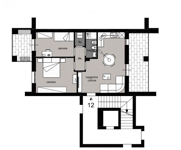 Appartamento in vendita a Poggibonsi 65 mq Rif: 1319563 - Foto 7