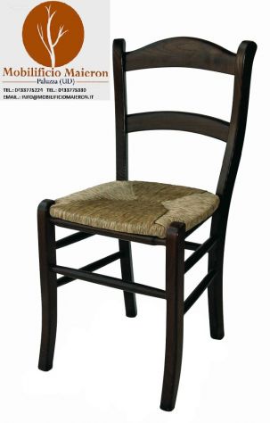Sedie Siracusa Rustiche Vintage in Legno Per Arredo Bar Enoteche Ristorante - Foto 4