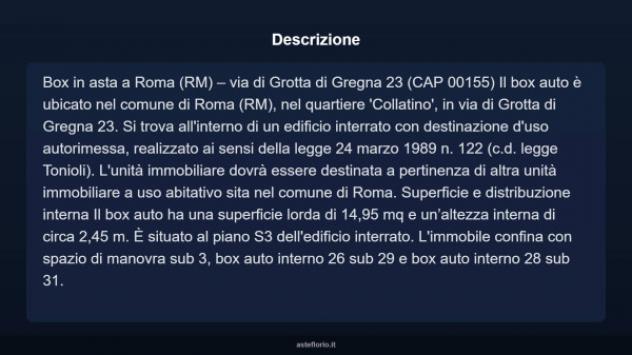 Immobile in asta di 14 m² in vendita a Roma - Foto 9