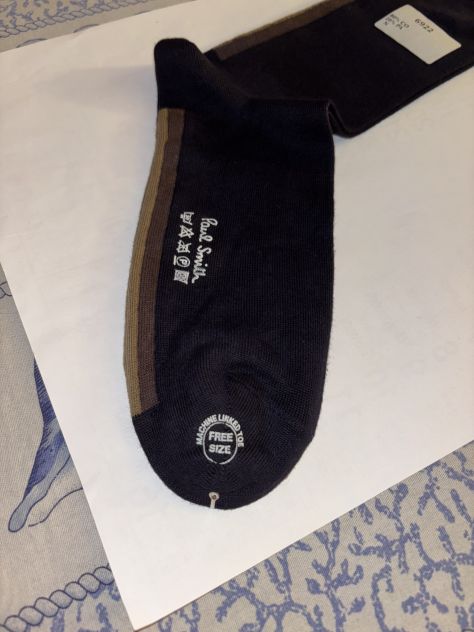 CALZE NUOVE DA UOMO FIRMATE ORIGINALI PAUL SMITH,MADE IN ITALY - Foto 3