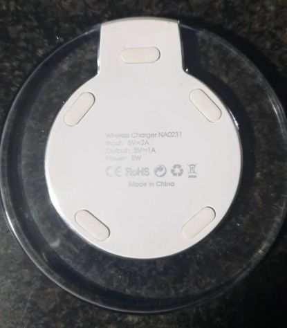 Pad per ricarica wireless ultra slim - Caricabatteria per smartphone - Foto 2