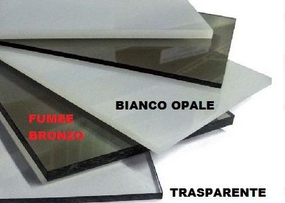 vetro sintetico plexiglas policarbonato su misura