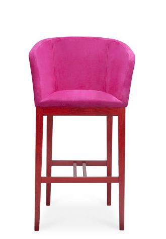 Sgabelli Roma Colorati Imbottiti Legno Bar Pub Cod 4061I