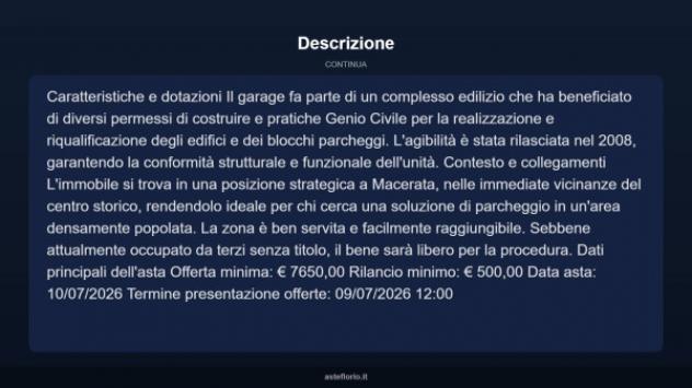 Immobile in asta di 18 m² in vendita a Macerata - Foto 4