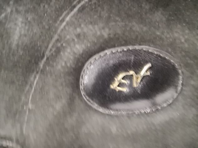 Borsa Vintage anni '70 classica in velluto e cuoio. - Foto 6