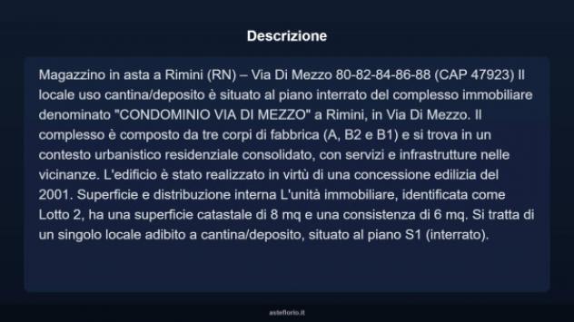 Immobile in asta di 8 m² in vendita a Rimini - Foto 4