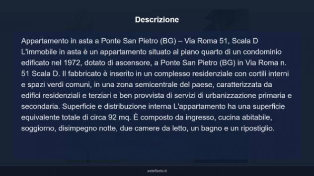 Immobile in asta di 92 m², box auto in vendita a Ponte San Pietro - Foto 18