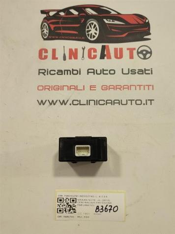 CENTRALINA PRESSIONE PNEUMATICI NISSAN Note 2° Serie TWD1G791 WD1G774D K9K diesel 1461 (08) - Foto 2