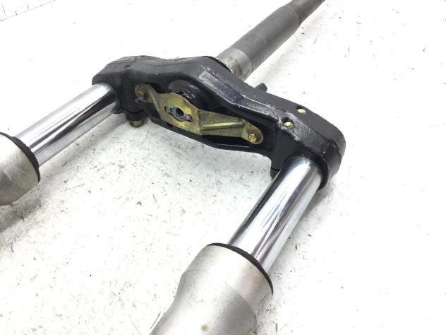 HONDA FORESIGHT 250 FORCELLA ANTERIORE FODERI STELI PIASTRA INFERIORE 1998 2004 - Foto 3