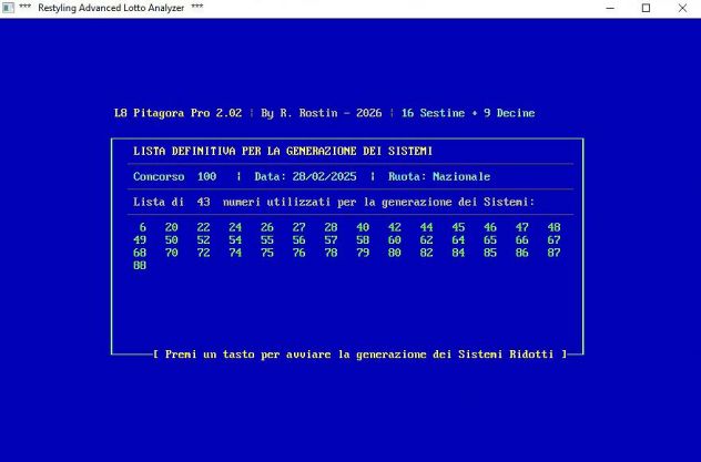 L8 PITAGOTA Pro Advanced LOTTO Analyzer New Software - Foto 8
